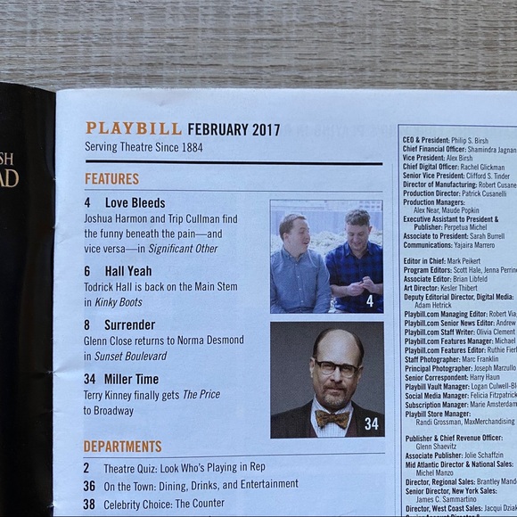 PLAYBILL In Transit (OBC) - Picture 2 of 3